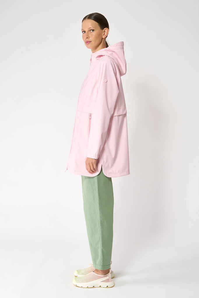 Chaqueta impermeable Brouillard de Mujer Tantä. Color Rosa