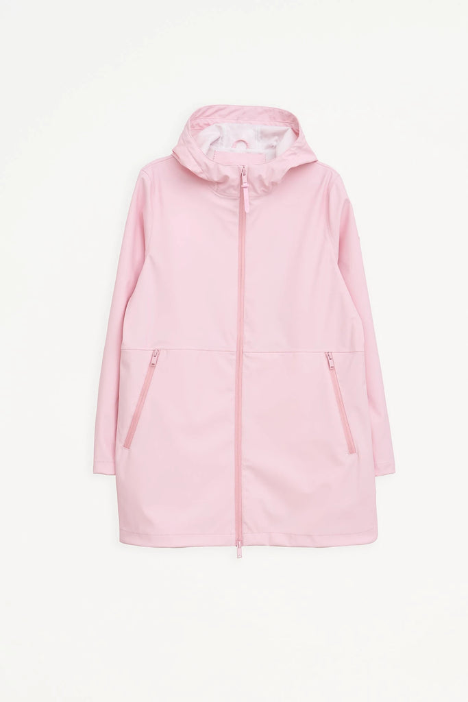 Chaqueta impermeable Brouillard de Mujer Tantä. Color Rosa