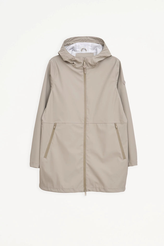 Chaqueta impermeable Brouillard de Mujer Tantä. Color gris