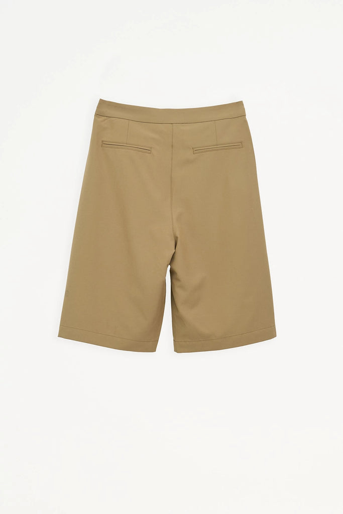 Bermudas anchas y corte holgado Tantä de Mujer. Color Marrón