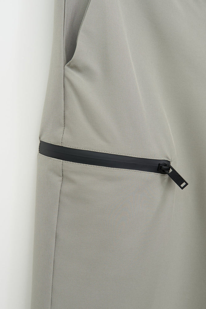 bermudas de corte estándar gris verde
