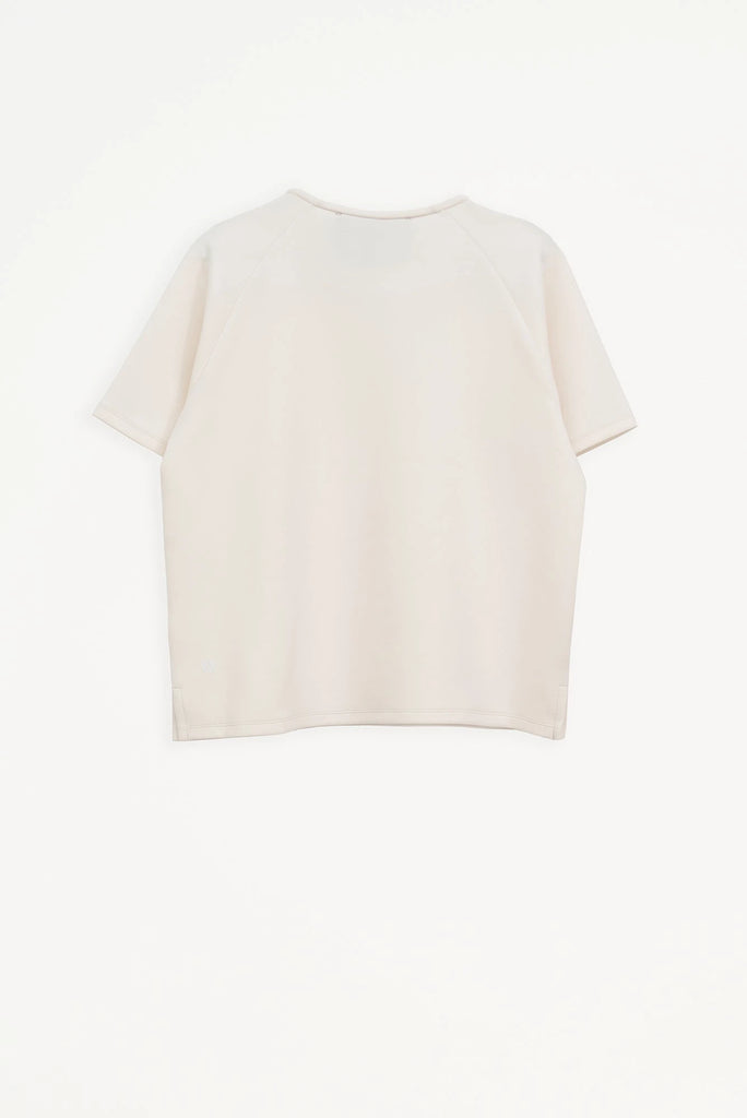  Jersey Mujer de cuello redondo Tantä Color Blanco roto. 