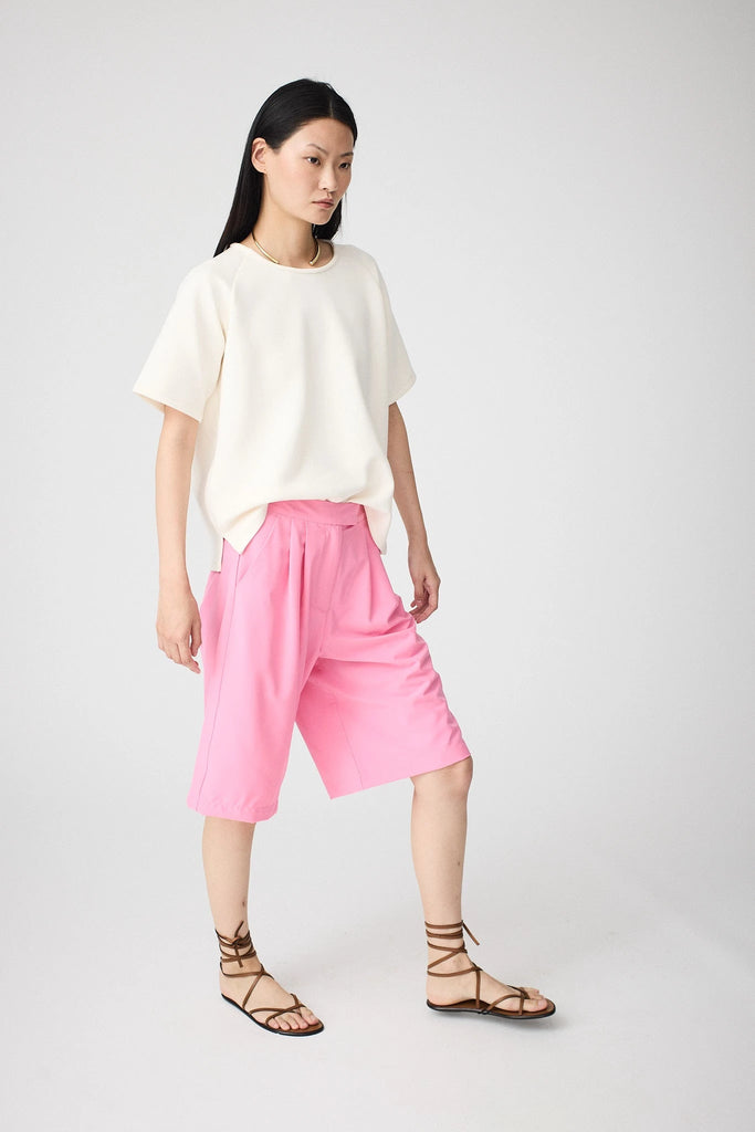  Jersey Mujer de cuello redondo Tantä Color Blanco roto. 