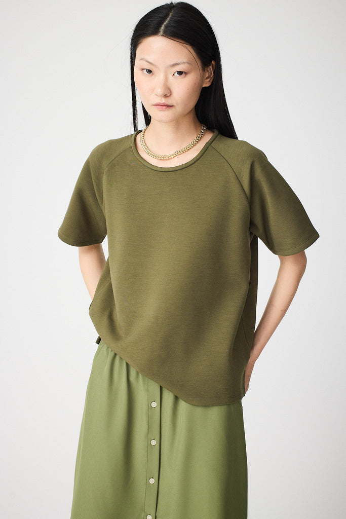  Jersey Mujer de cuello redondo Tantä Color verde. 