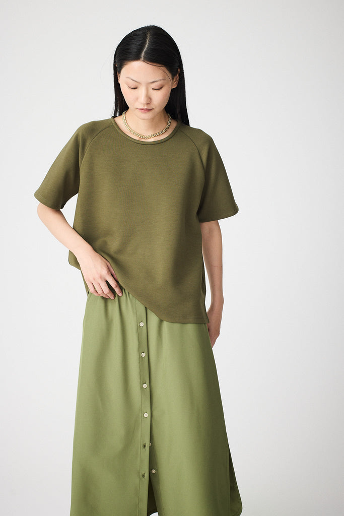  Jersey Mujer de cuello redondo Tantä Color verde. 