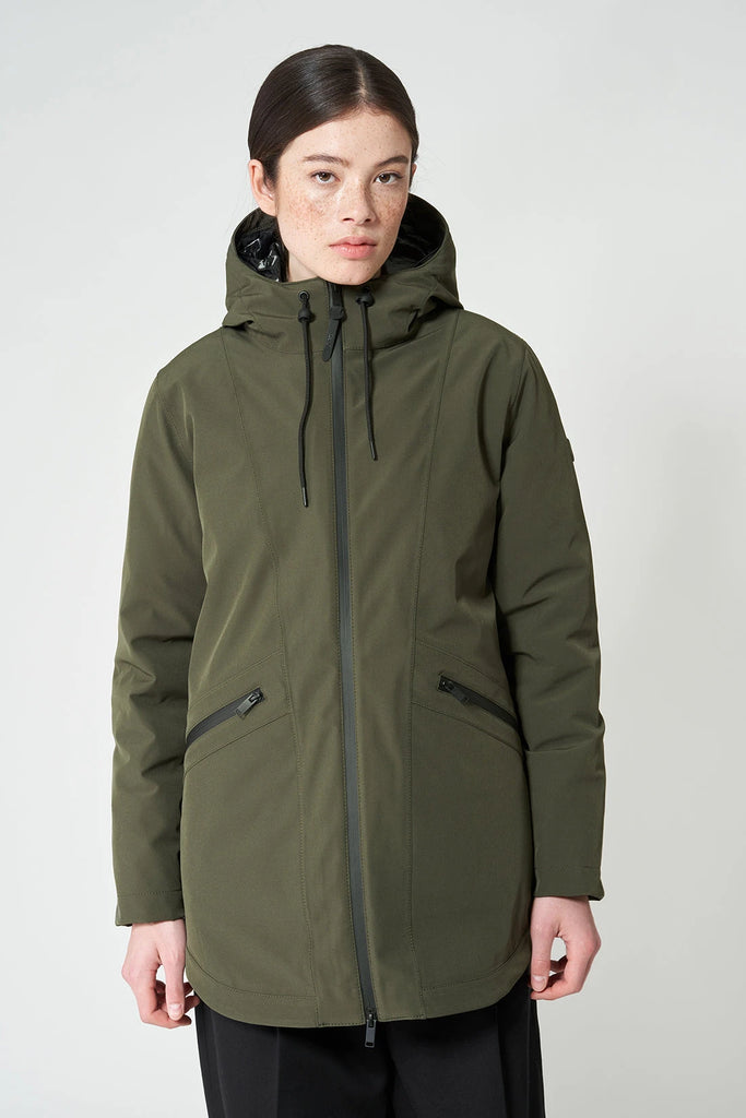 Sne Khaki Tantä Rainwear FW24