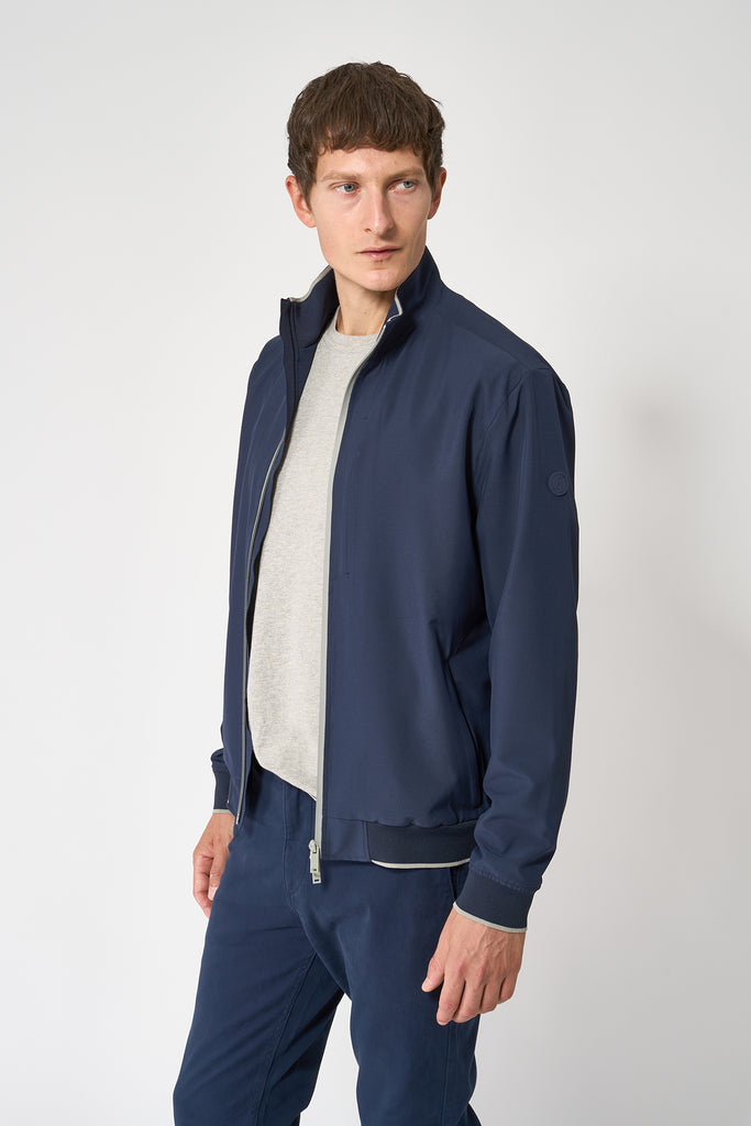 Chaqueta bomber de hombre Tantä Azul