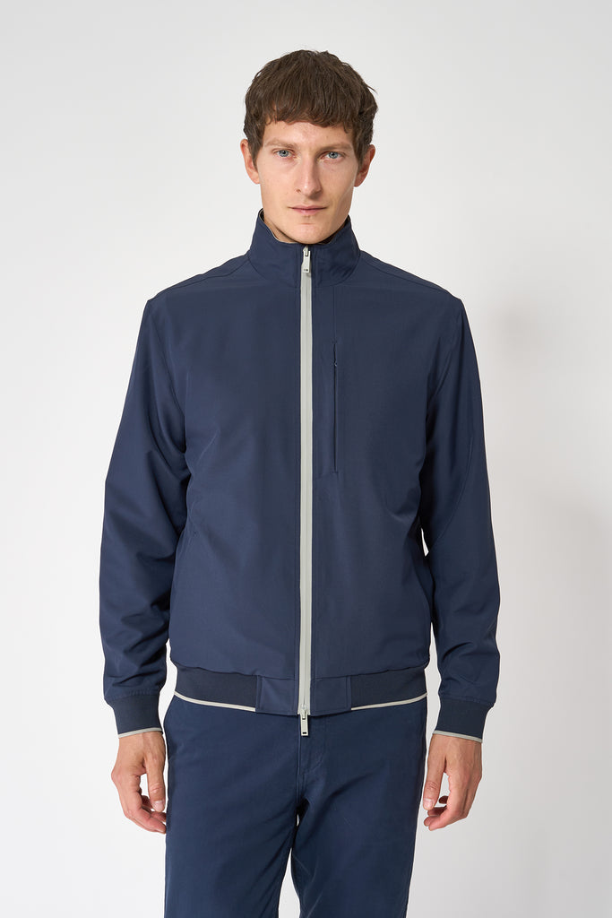 Chaqueta bomber de hombre Tantä Azul