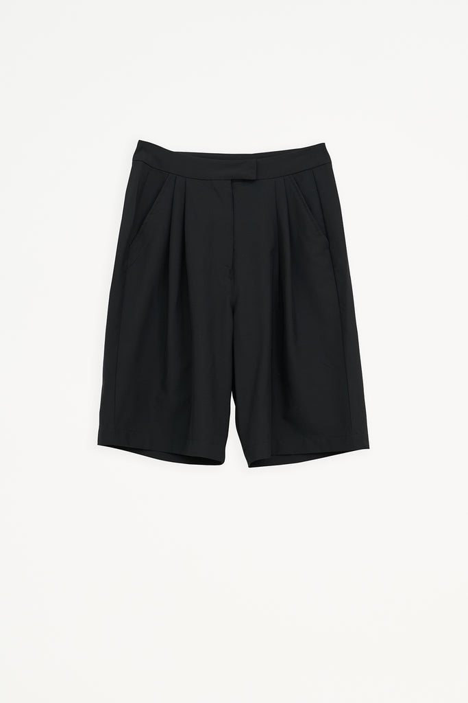 Bermudas anchas y corte holgado Tantä de Mujer. Color Negro