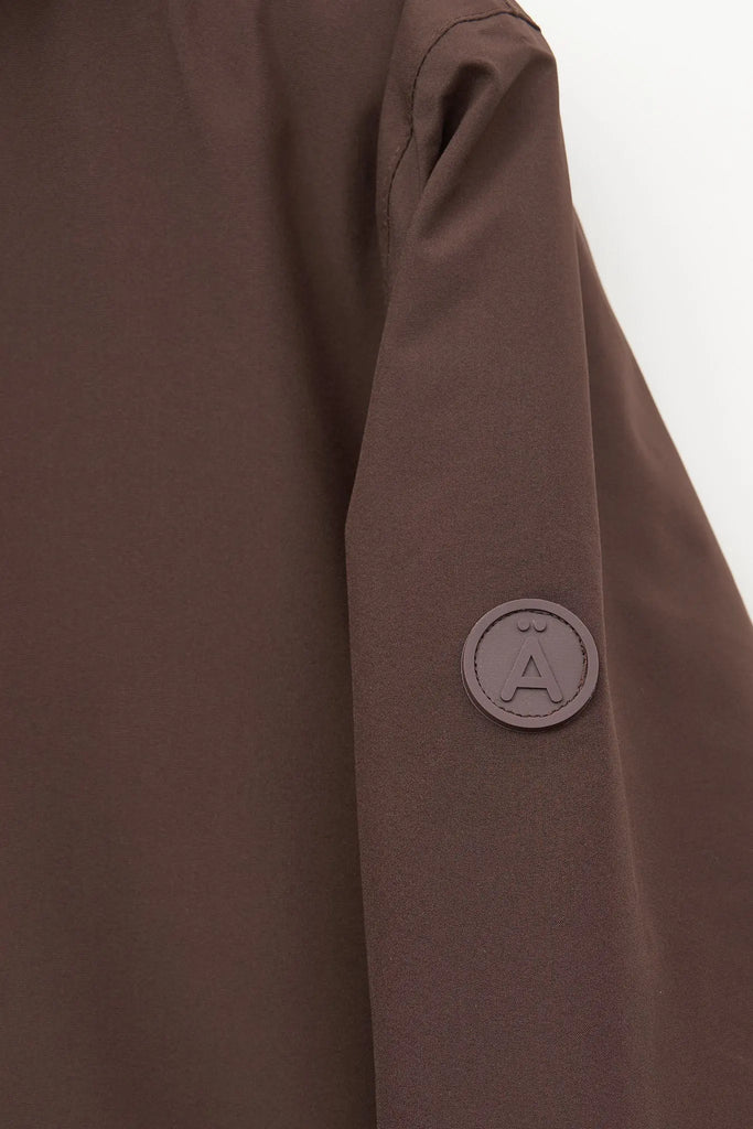 Abrigo impermeable de hombre Tantä con aislamiento transpirable Rapakko color marrón