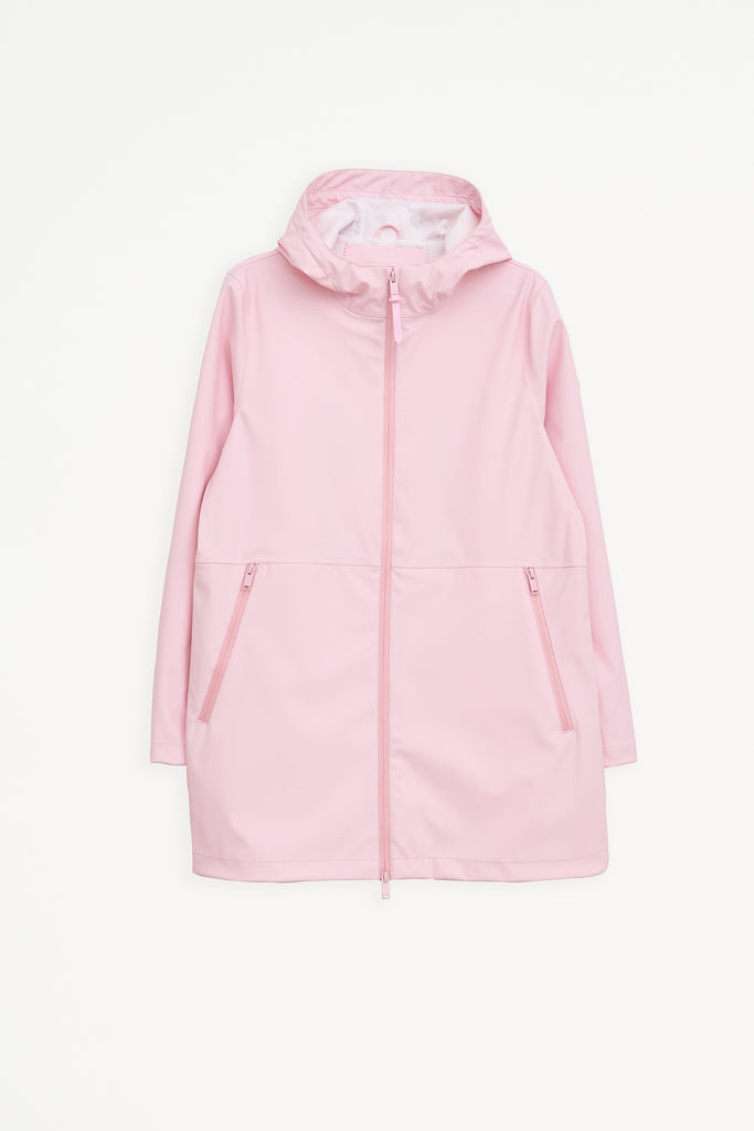 Chaqueta impermeable Brouillard de Mujer Tantä. Color Rosa