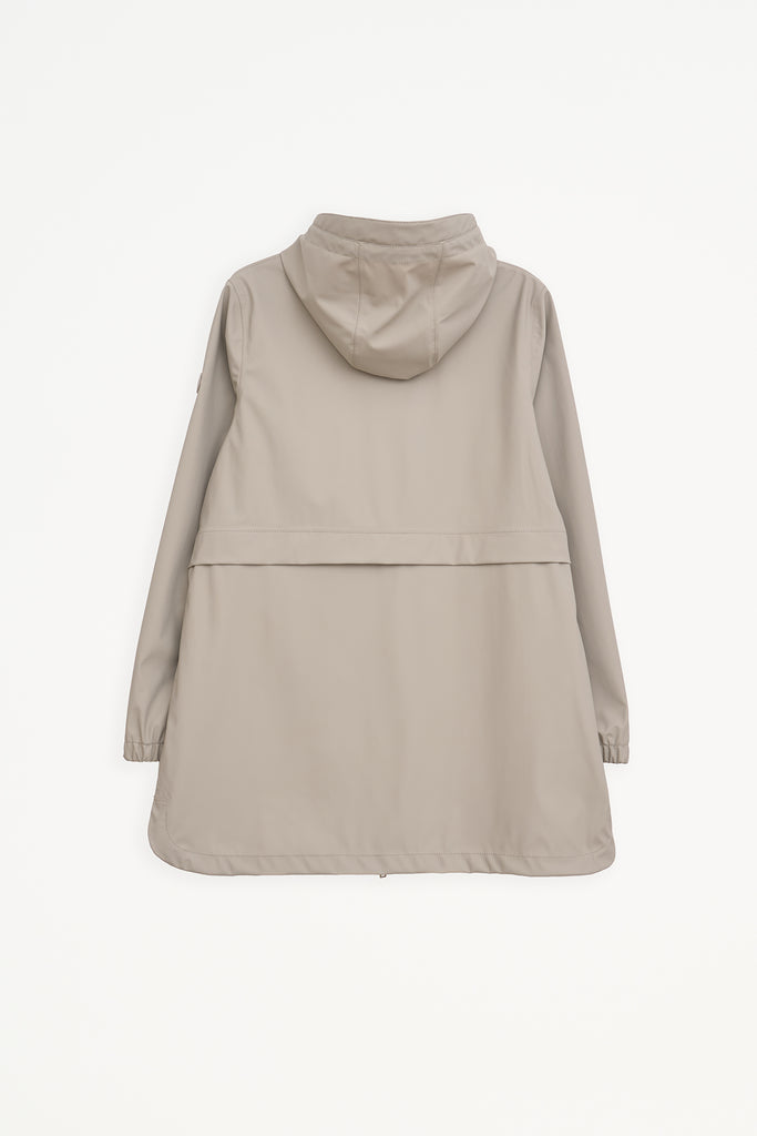 Chaqueta impermeable Brouillard de Mujer Tantä. Color gris