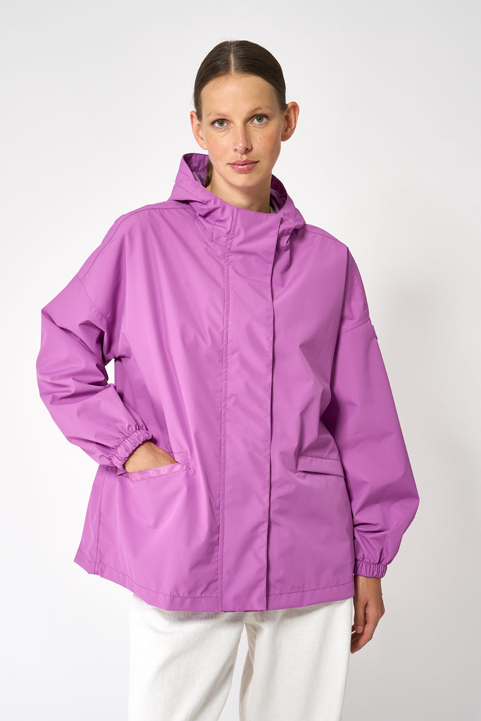 Chaqueta impermeable Lainoa de mujer Tantä  Color Violeta