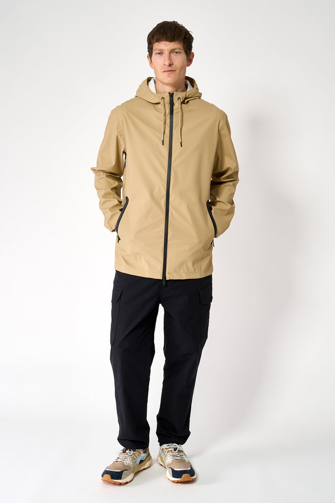 Chaqueta impermeable Ulap de hombre Tantä Beige