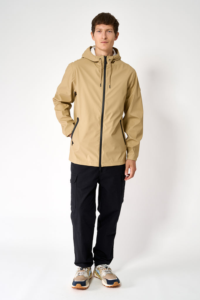 Chaqueta impermeable Ulap de hombre Tantä Beige