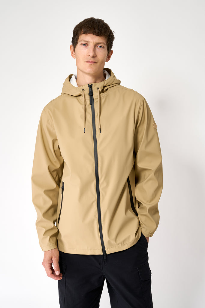 Chaqueta impermeable Ulap de hombre Tantä Beige