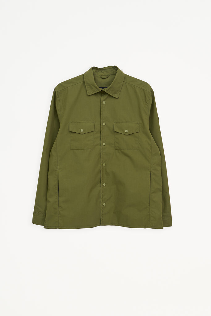 Chaqueta impermeable tipo sobrecamisa de hombre Tantä. Verde