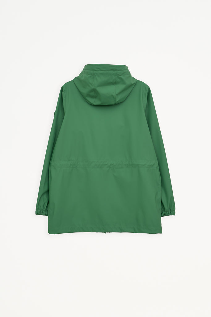  Chaqueta Impermeable Niebla de Mujer Tantä. color verde. 100% Impermeable