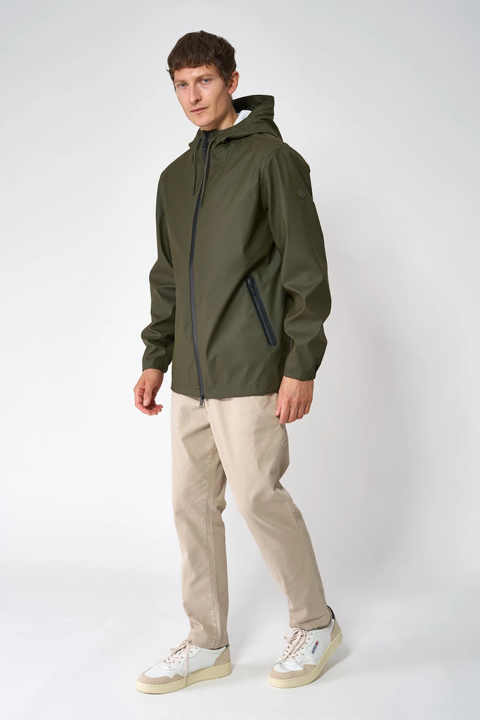 Chaqueta impermeable Ulap de hombre Tantä Verde